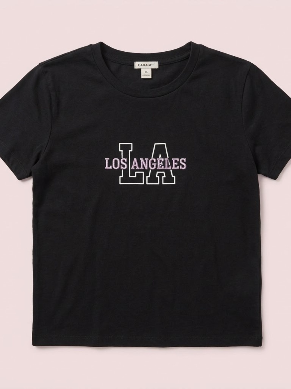 Garage Stormi Tee Black "Los Angeles" Graphic Tee - Shirt